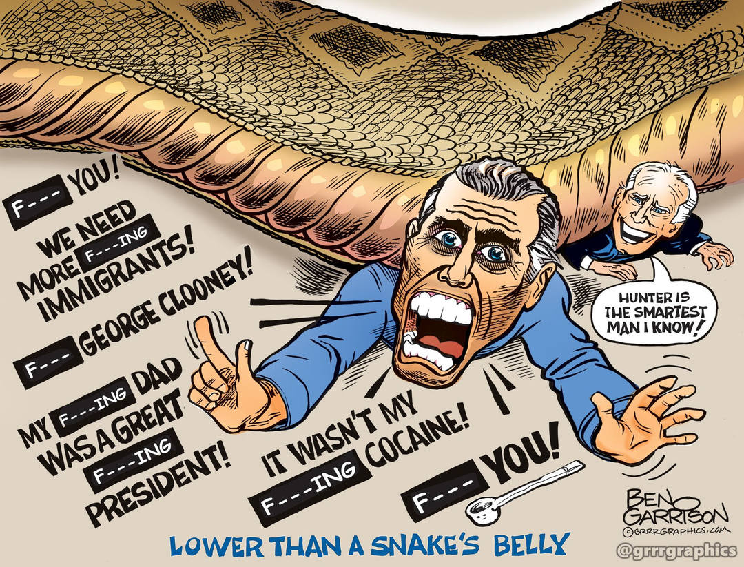 Hunter Biden, Lower than a snake’s belly panel 1